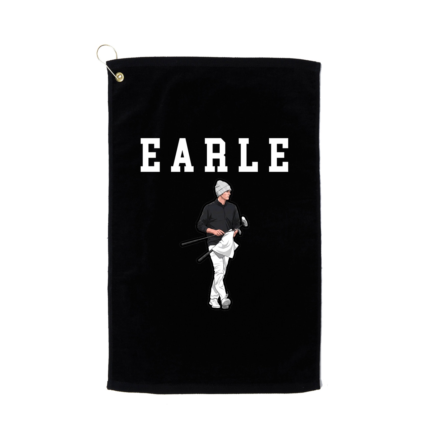 Golf Towel — Shirsey in Black