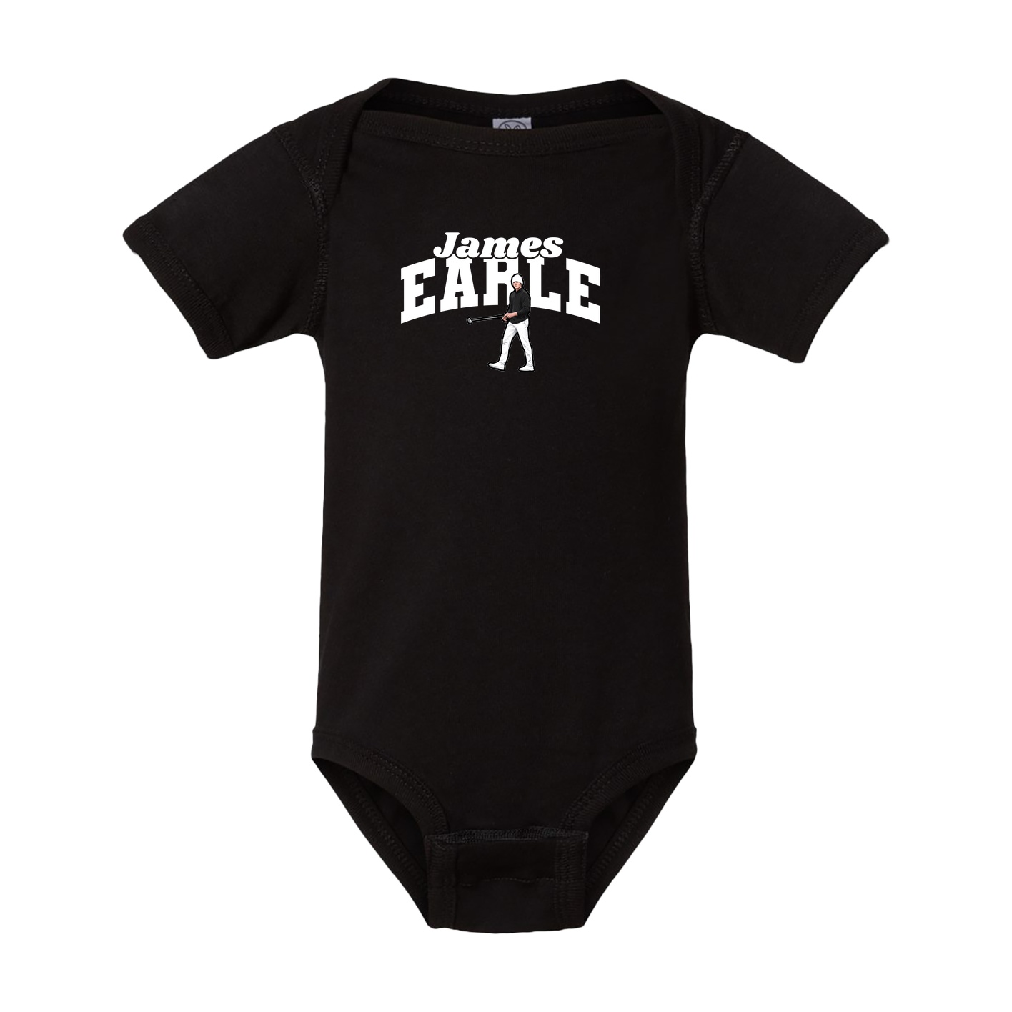 Baby Onesie — Signature Arch in Black
