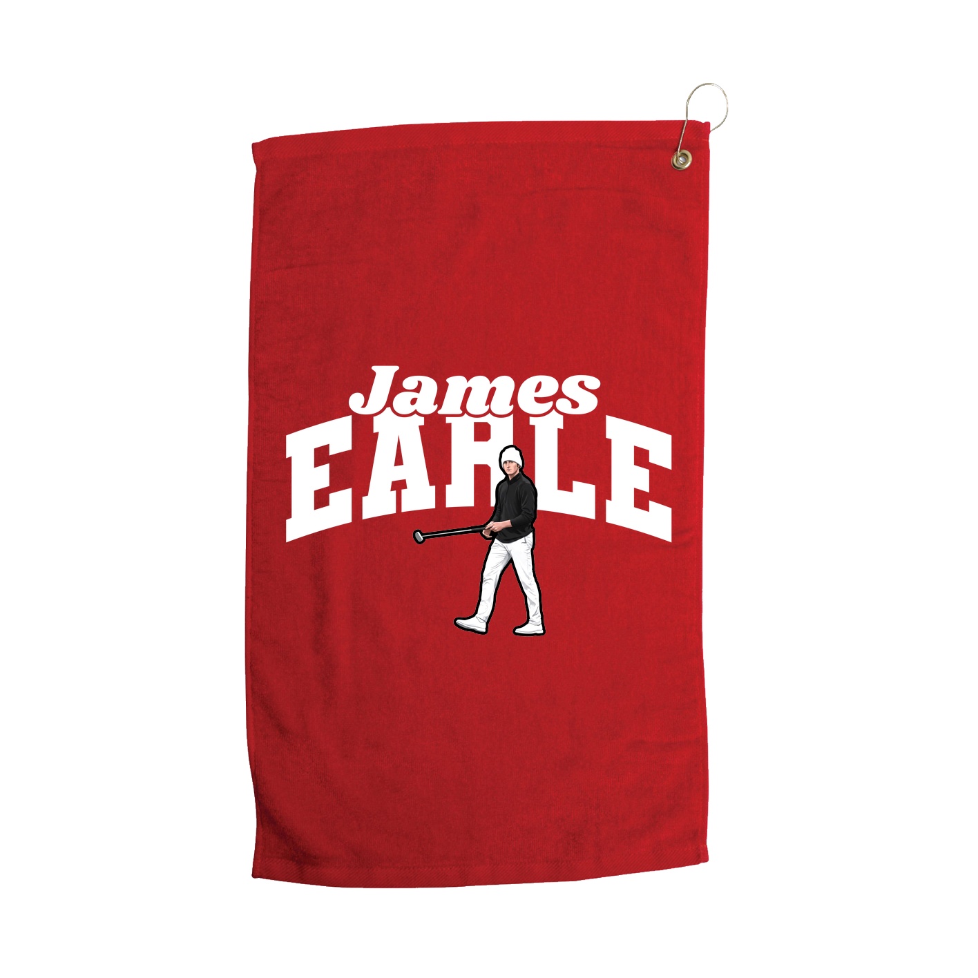 Golf Towel — Signature Arch in Red