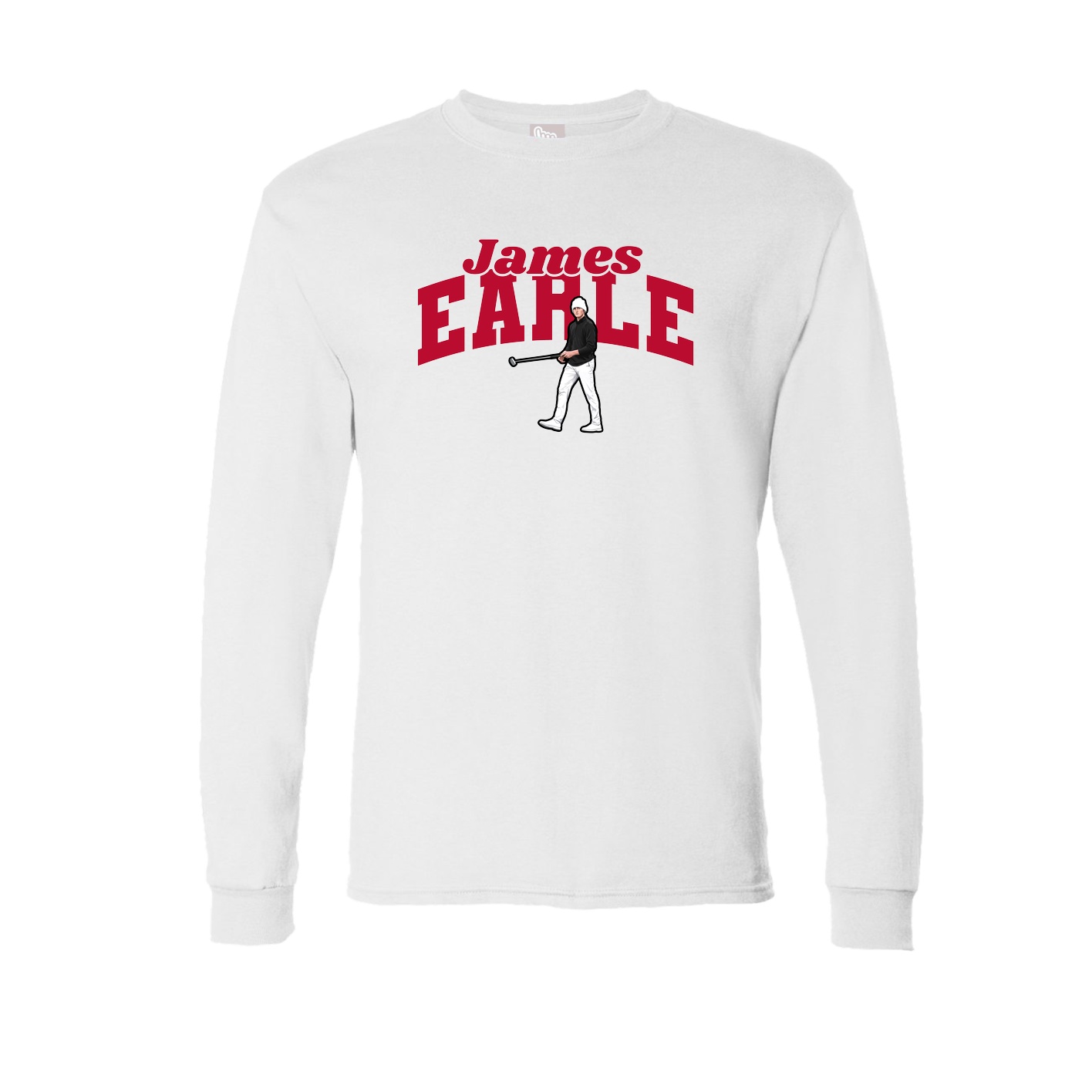 Long Sleeve Tee — Signature Arch in White