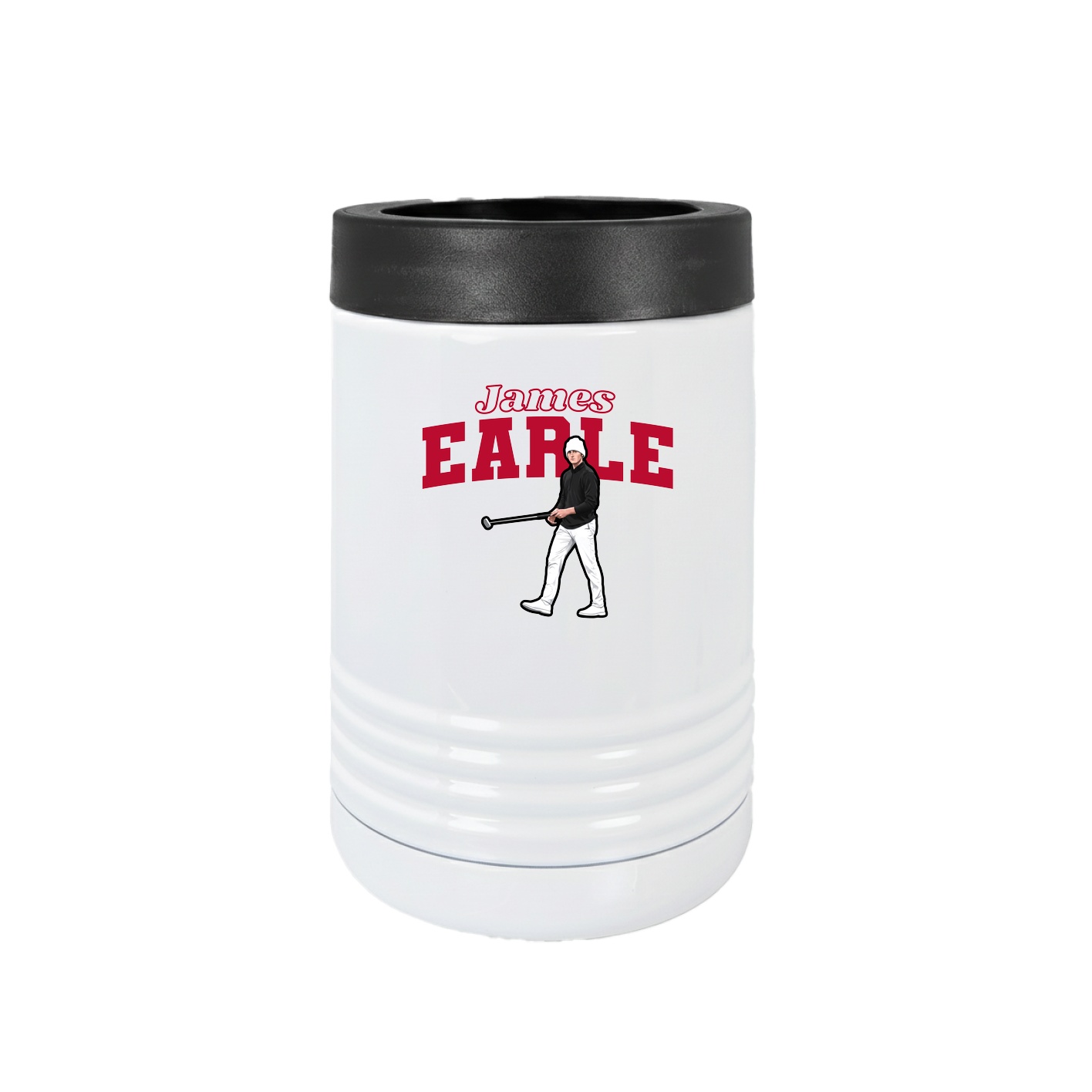 Beverage Holder — Name Arch in White
