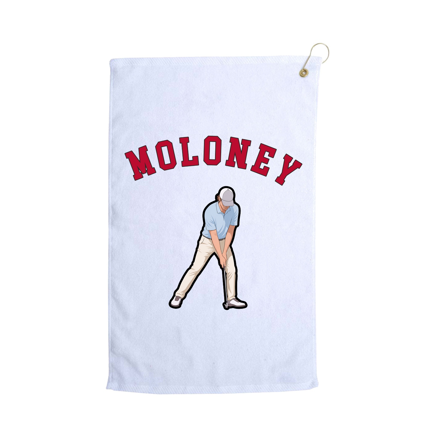 Golf Towel — Shirsey Arch in White