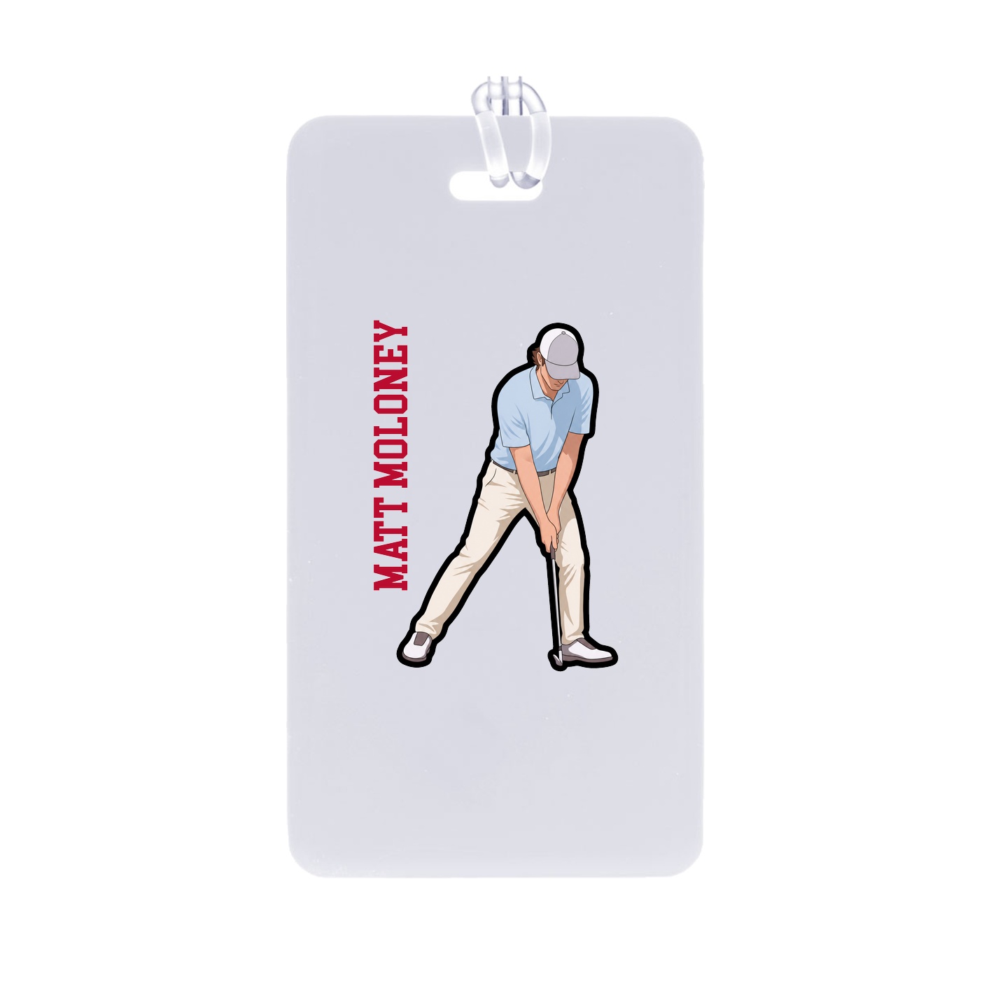 Bag Tag — Name Vertical in Classic