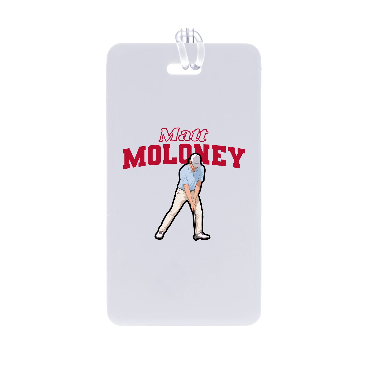 Bag Tag — Name Arch in Classic