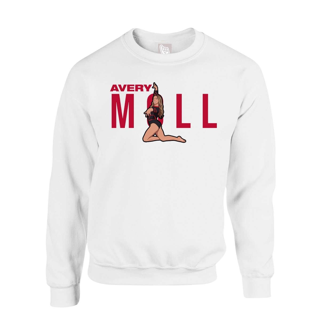 Fleece Crew — Player Name in White