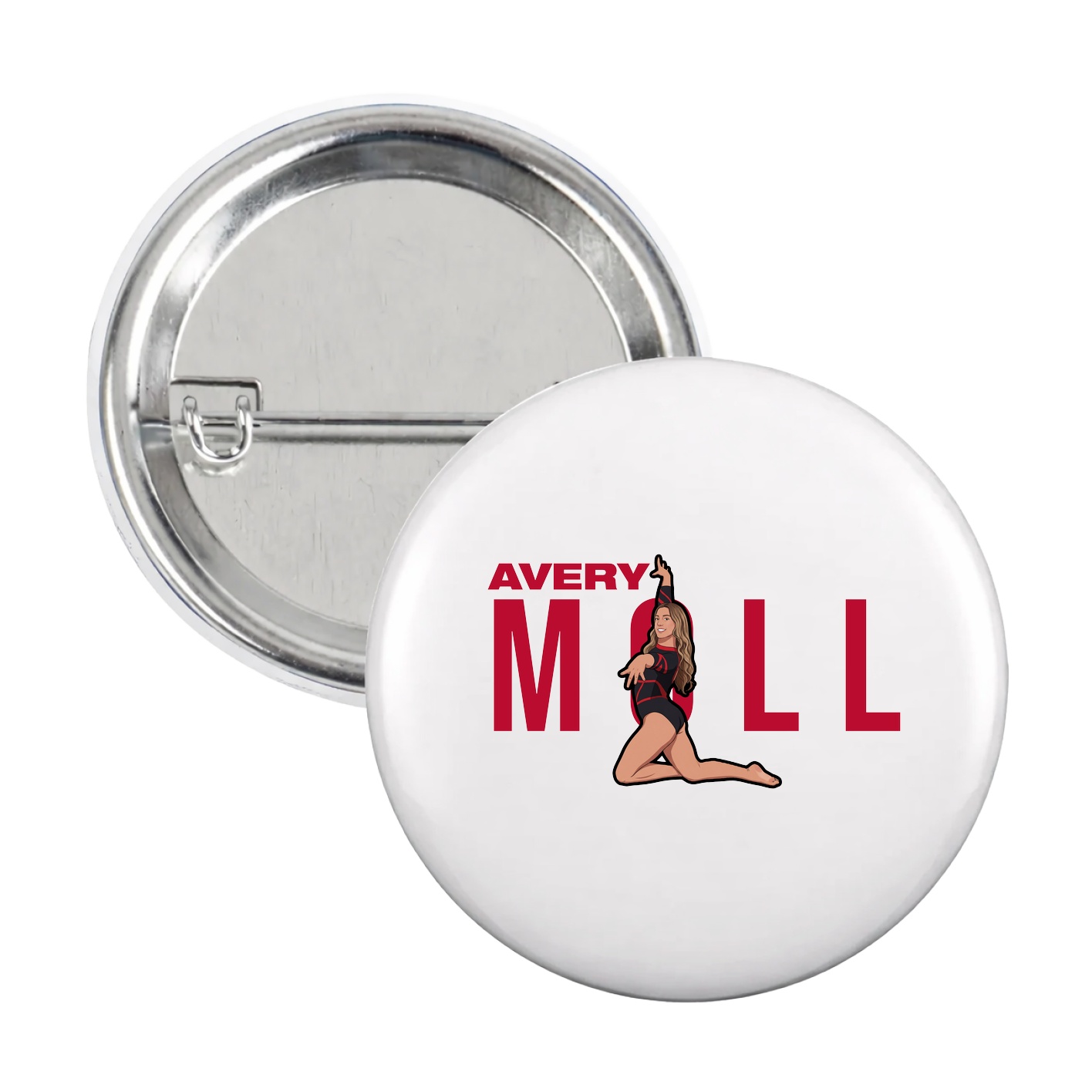 Game Day Button — Player Name in White