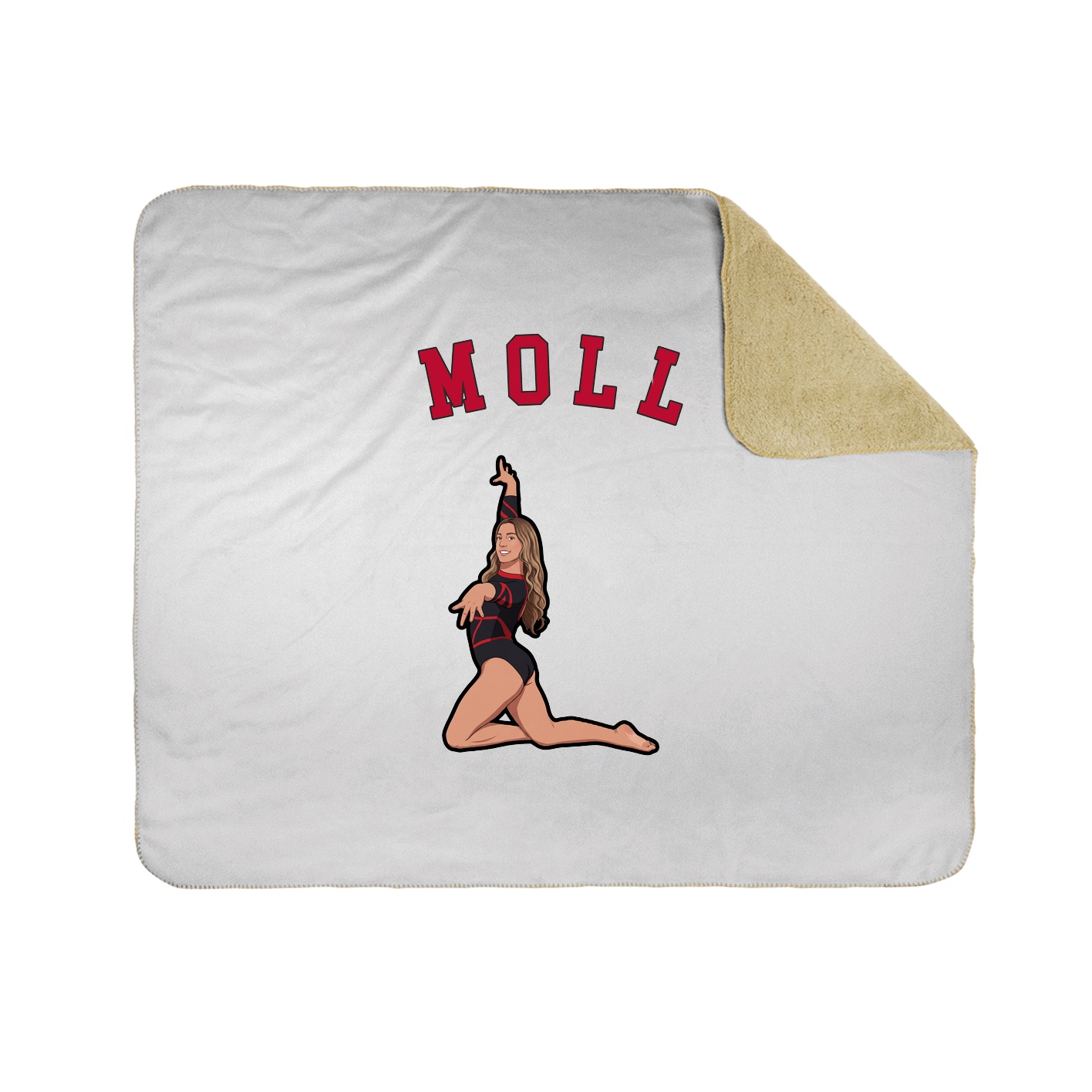 Throw Blanket — Shirsey Arch in White