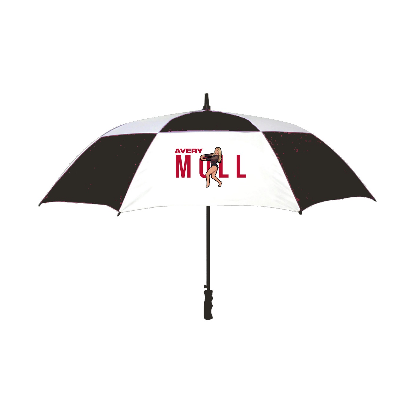 Golf Umbrella — Player Name in Black