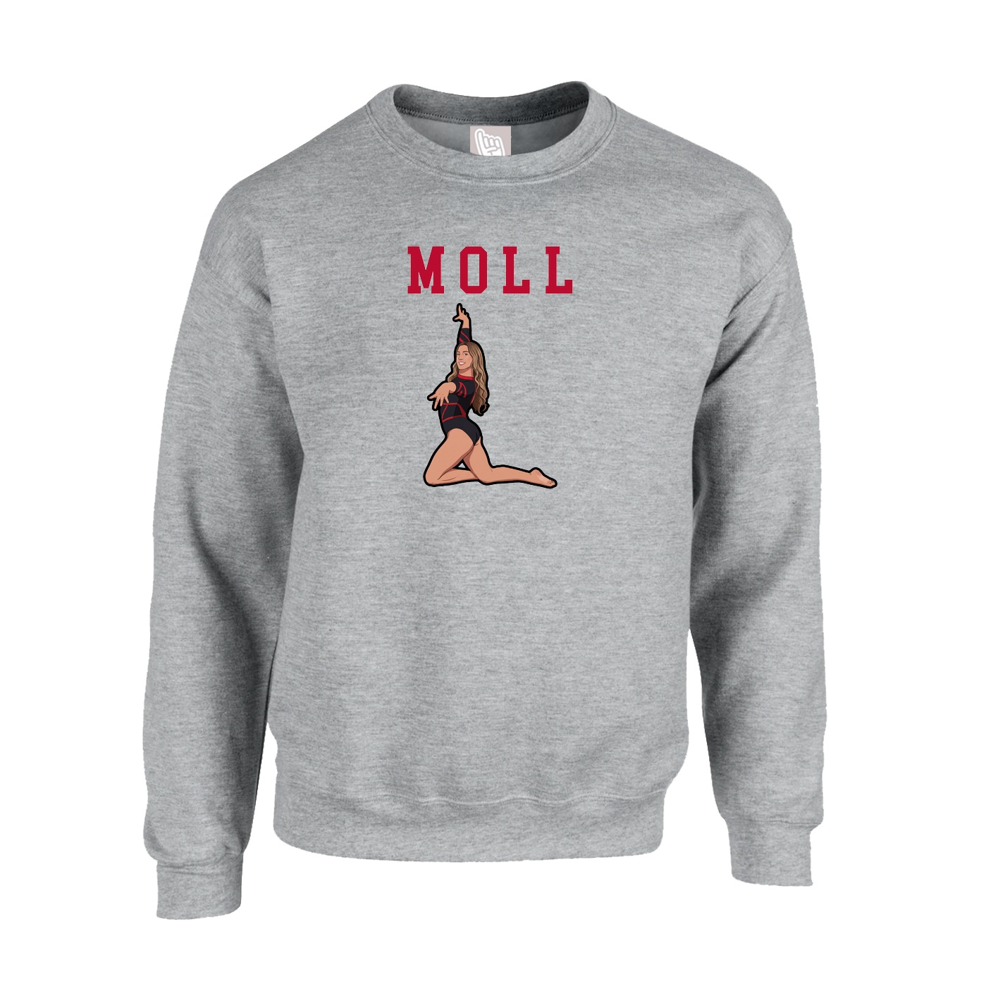 Fleece Crew — Shirsey in Grey