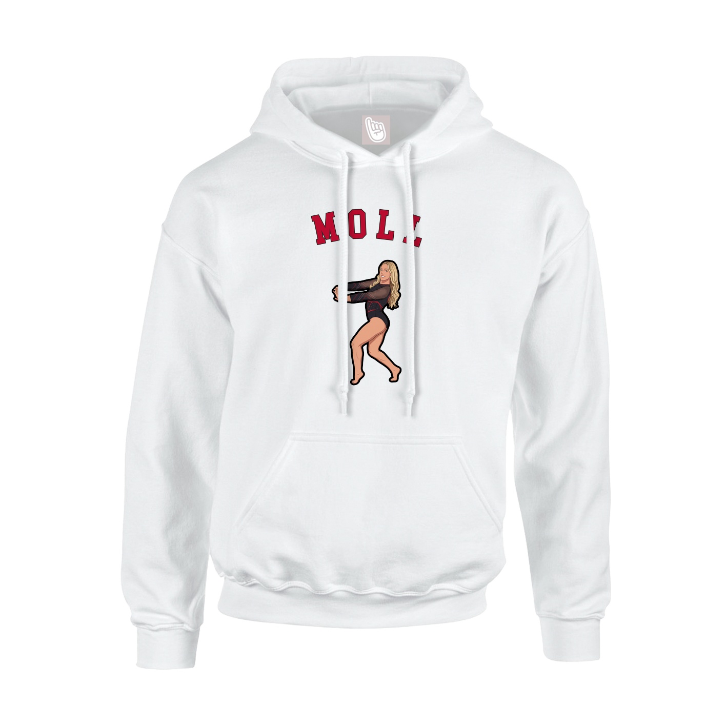 Hoodie — Shirsey Arch in White