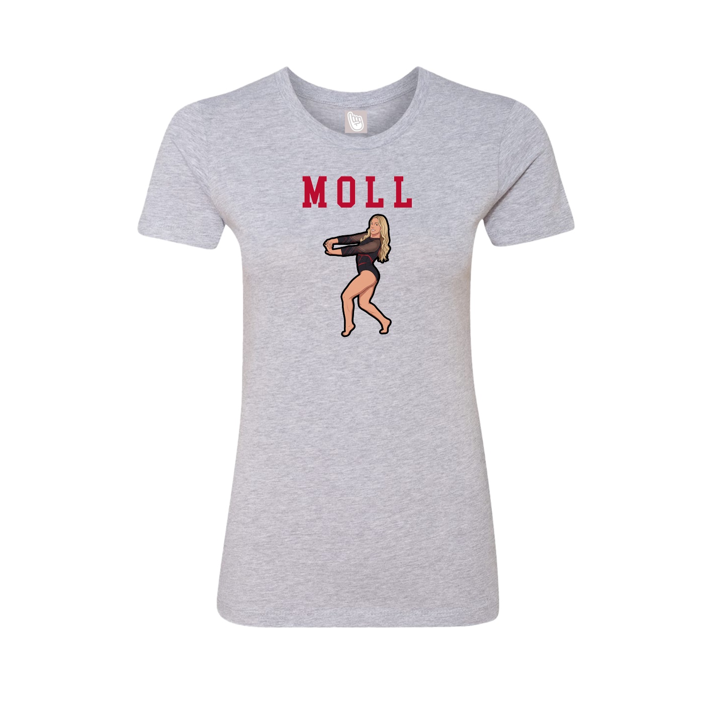 Fitted Women's Tee — Shirsey in Grey