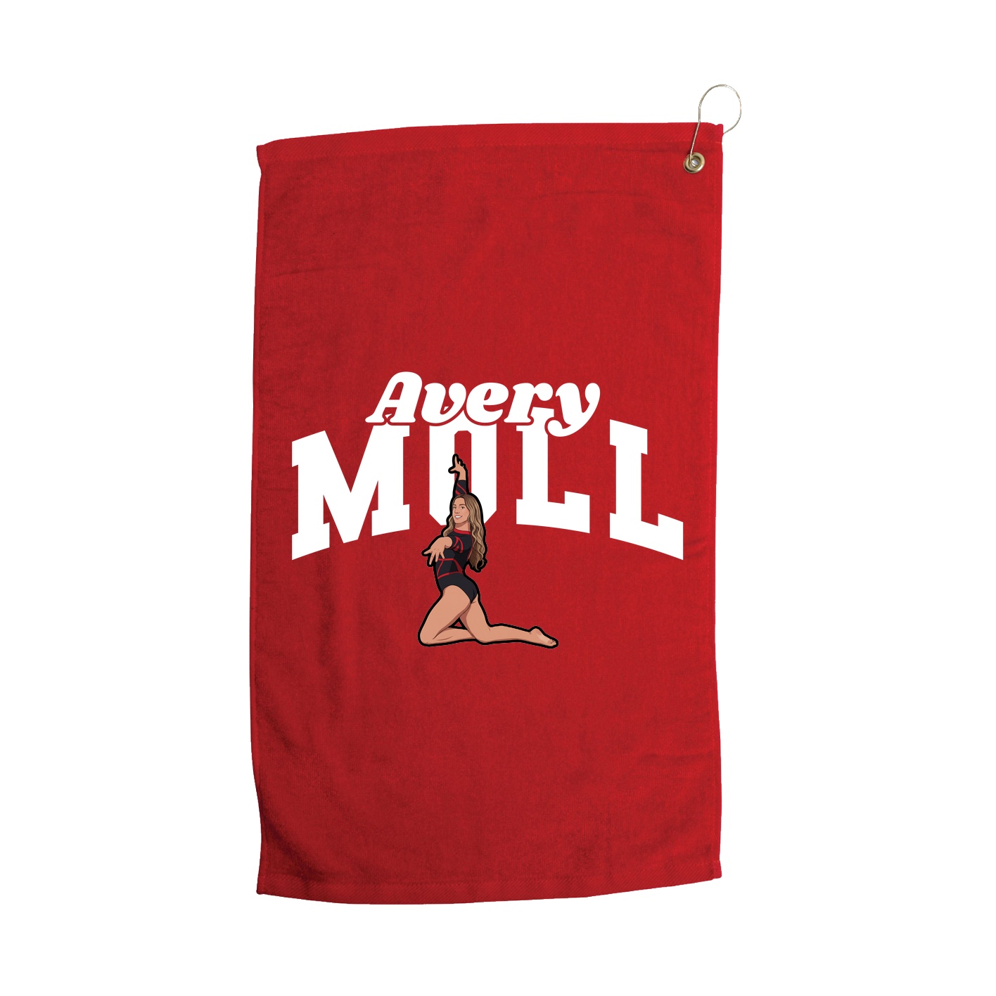 Golf Towel — Signature Arch in Red