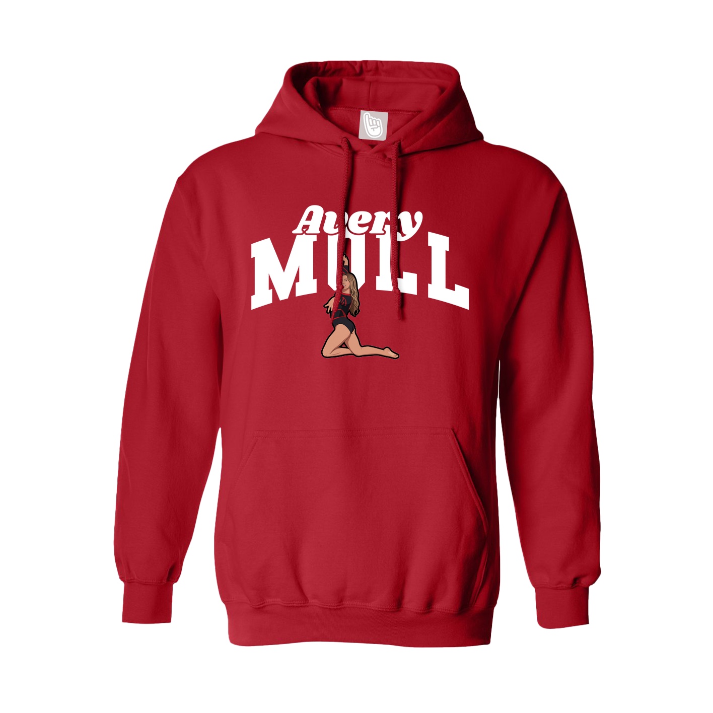 Hoodie — Signature Arch in Red