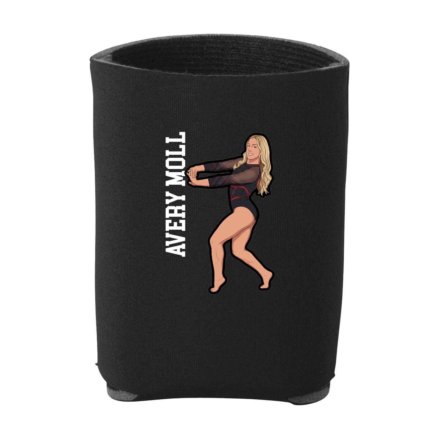Can Holder — Name Vertical in Black