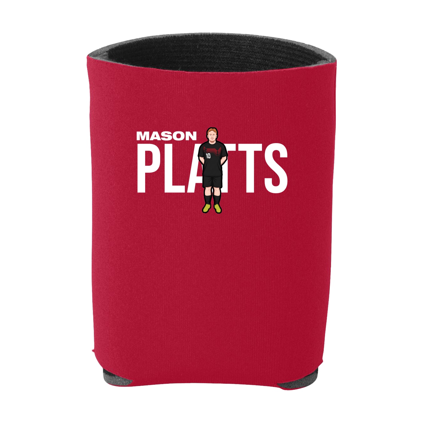 Can Holder — Player Name in Red