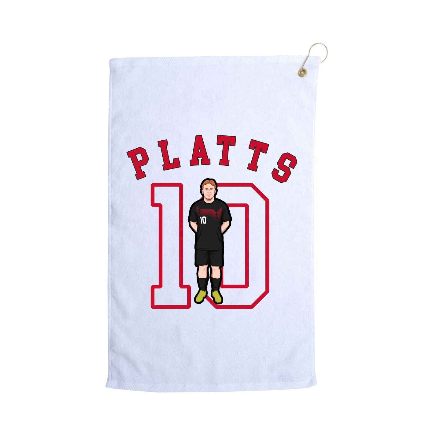 Golf Towel — Shirsey Arch in White