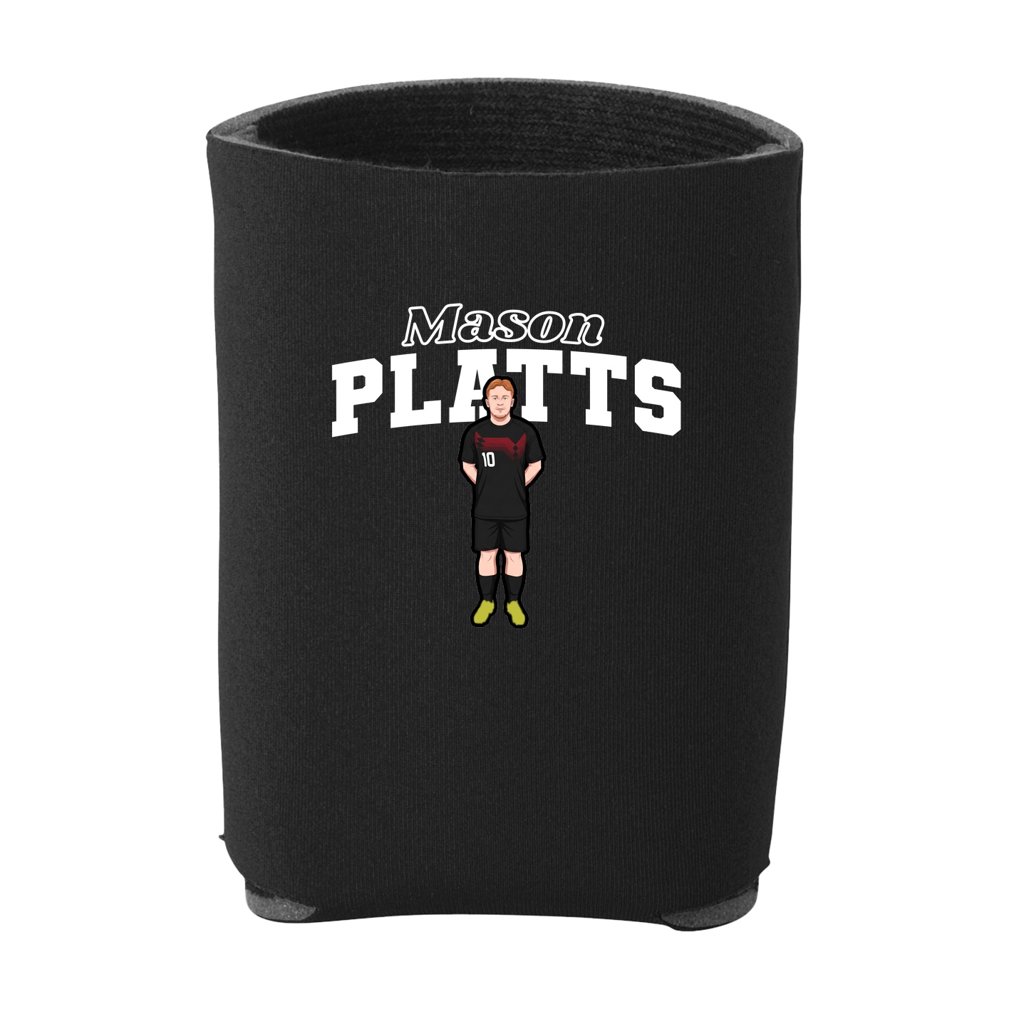 Can Holder — Name Arch in Black