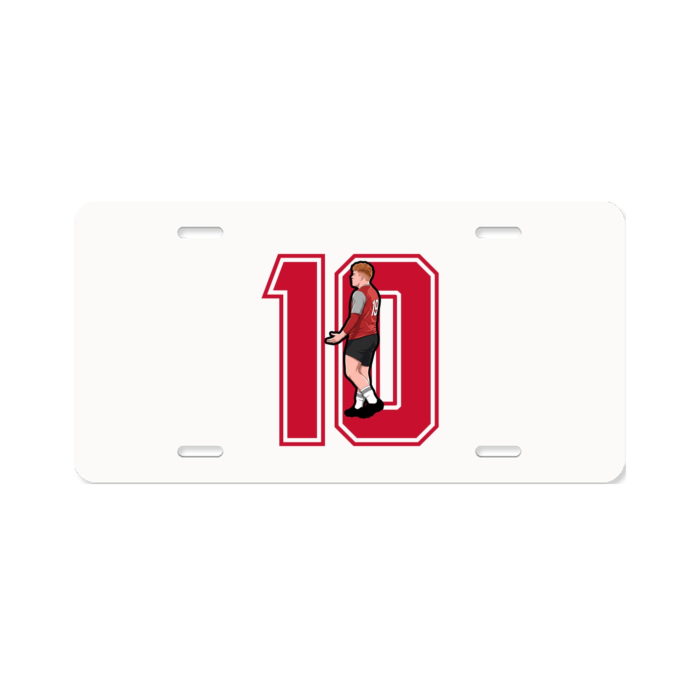 License Plate — Number in Classic