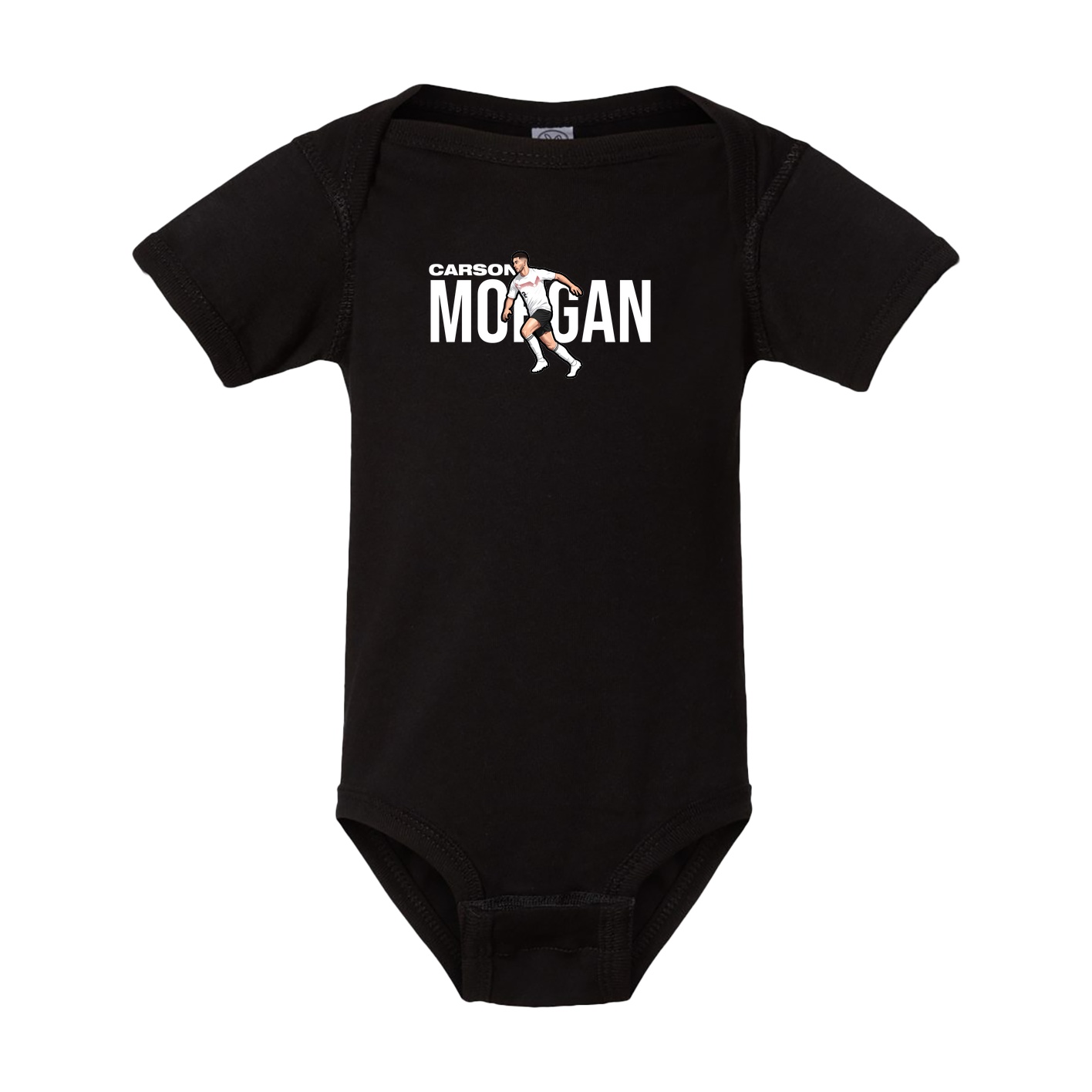 Baby Onesie — Player Name in Black