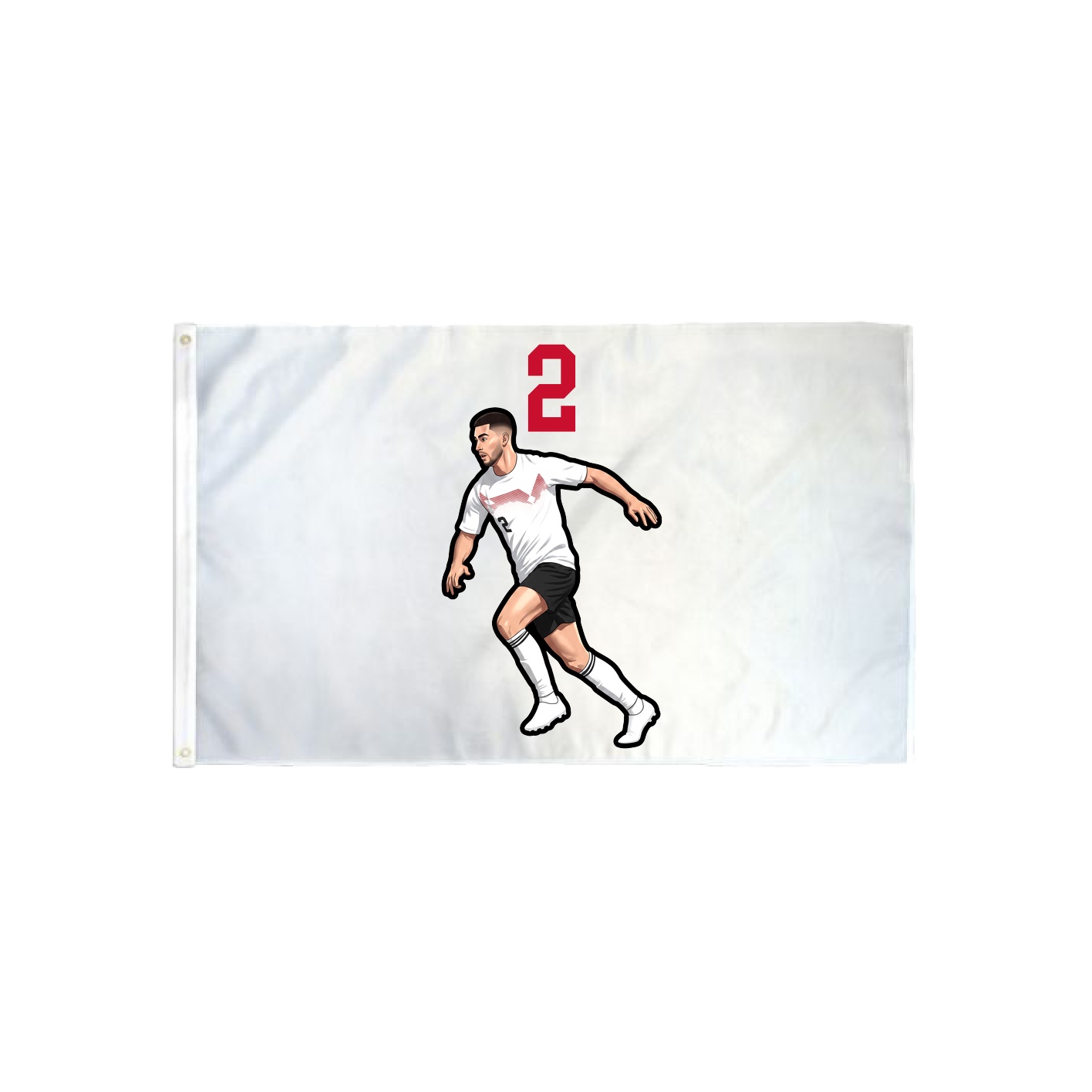 3x5 Flag — Number Top in Classic