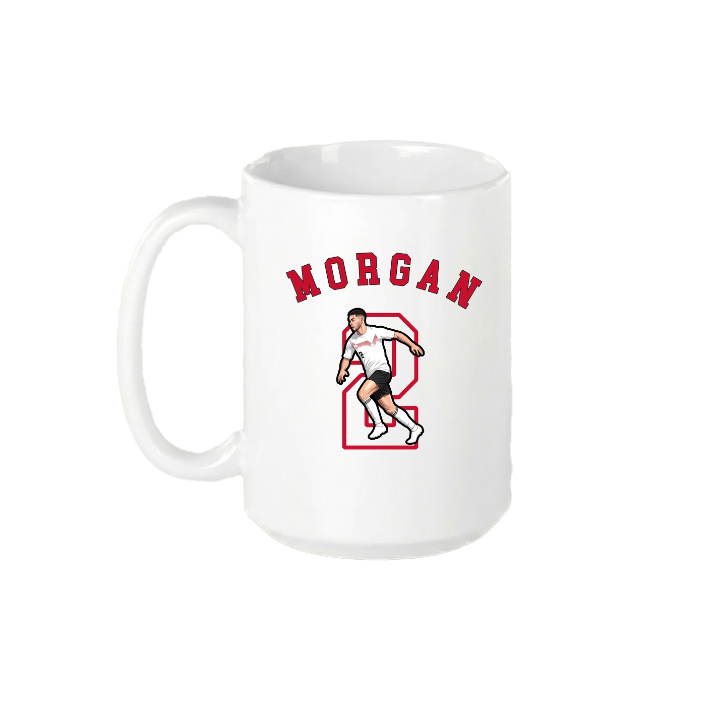 15oz Coffee Mug — Shirsey Arch in White