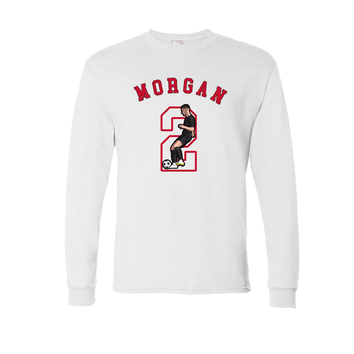 Long Sleeve Tee — Shirsey Arch in White