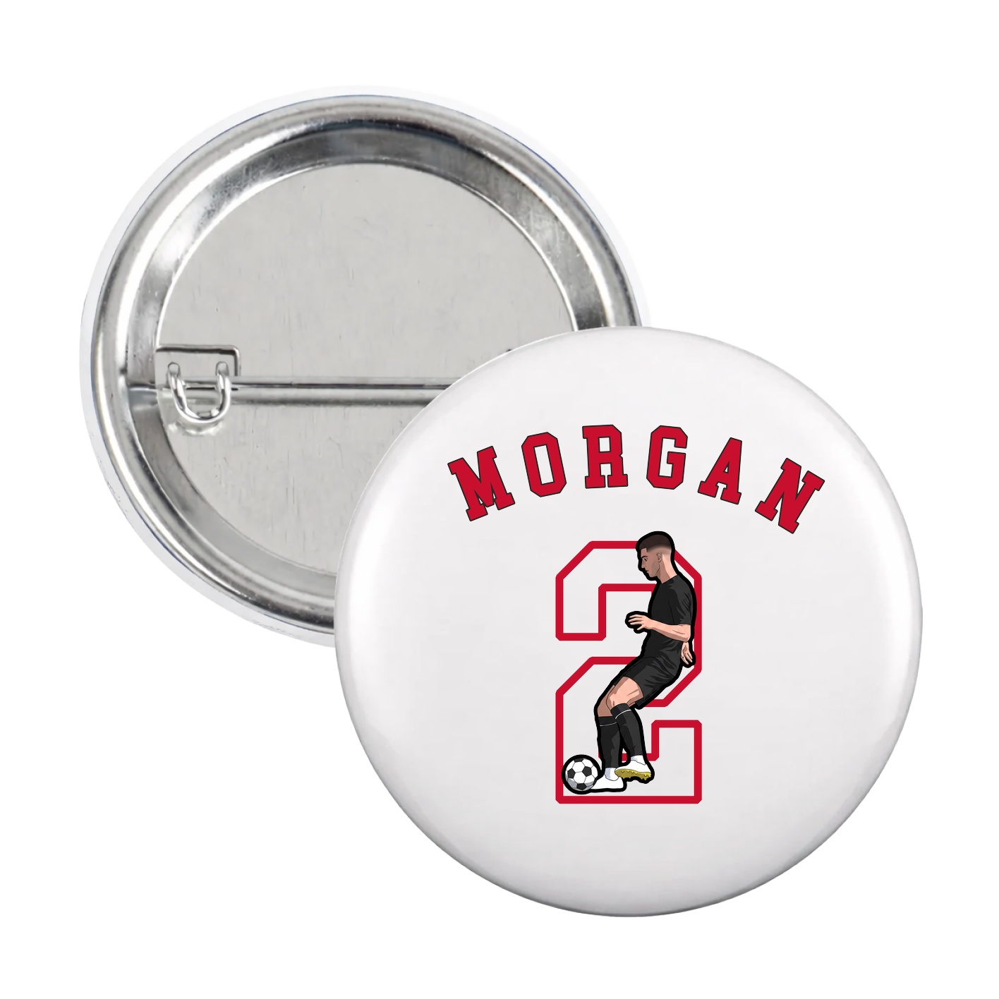 Game Day Button — Shirsey Arch in White