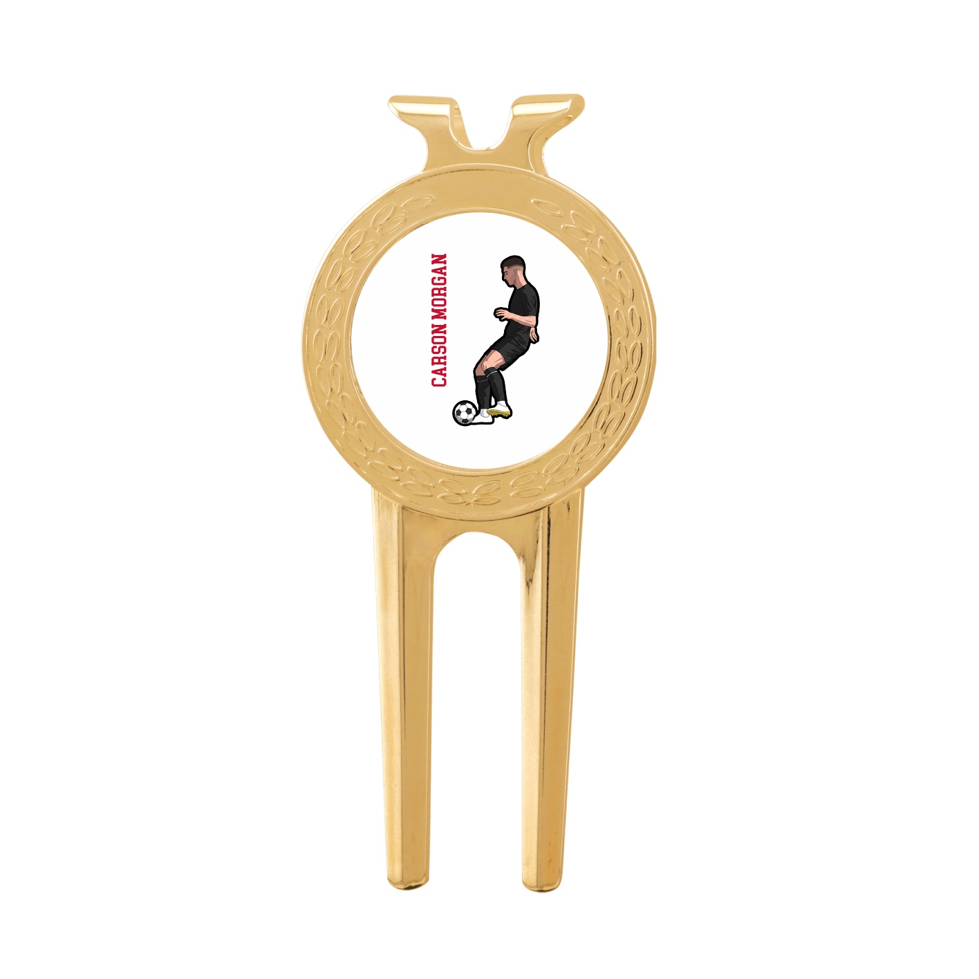 Divot Tool with Ball Marker — Name Vertical in Classic