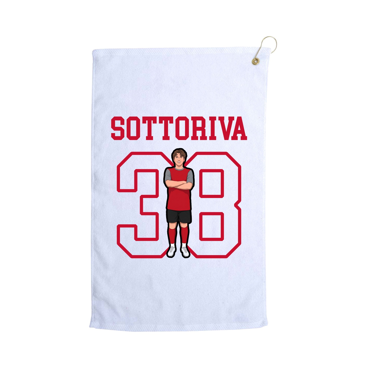 Golf Towel — Shirsey in White