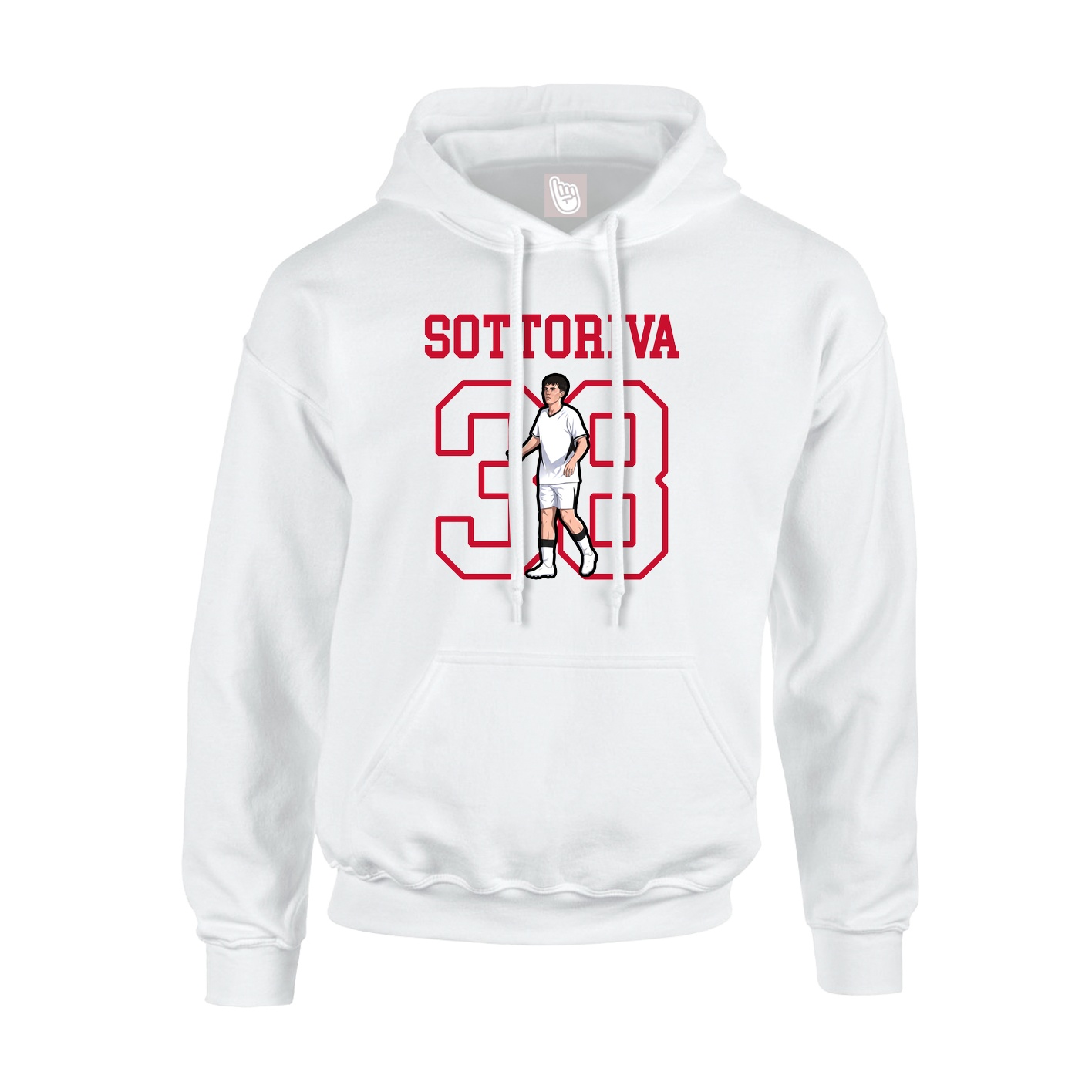 Hoodie — Shirsey in White