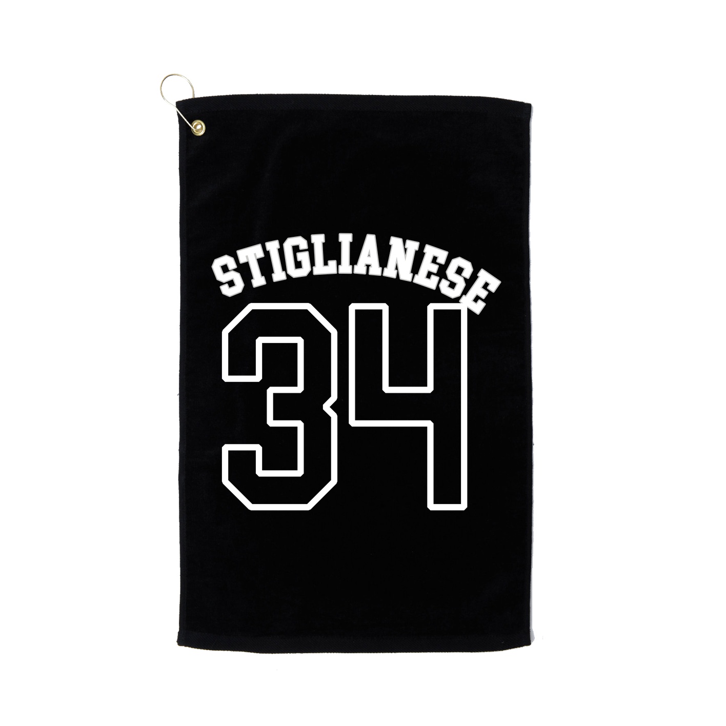 Golf Towel — Shirsey Arch in Black
