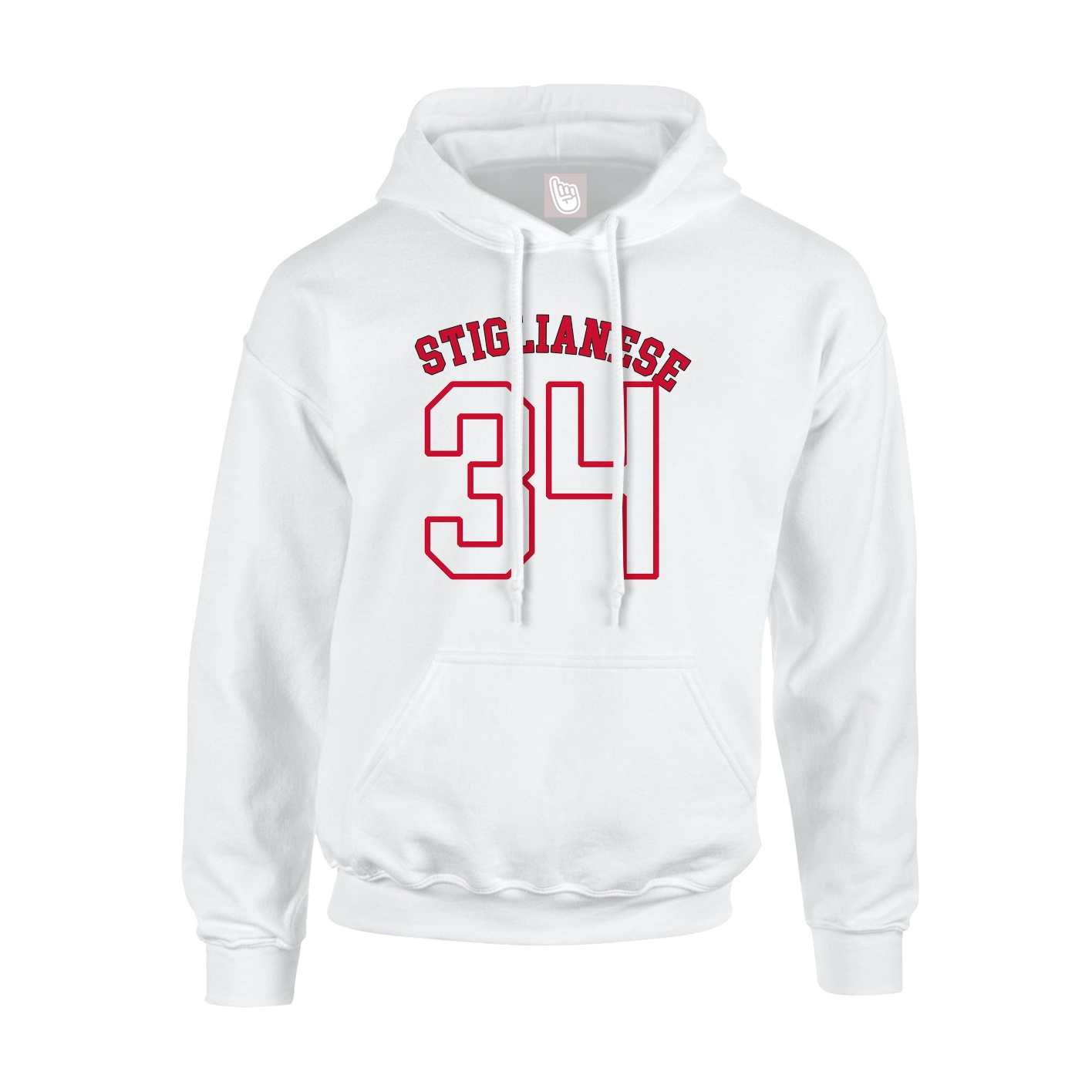 Hoodie — Shirsey Arch in White