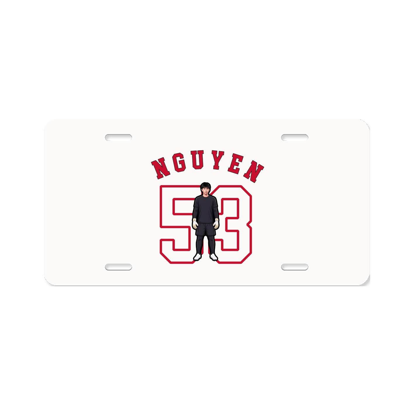 License Plate — Shirsey Arch in Classic