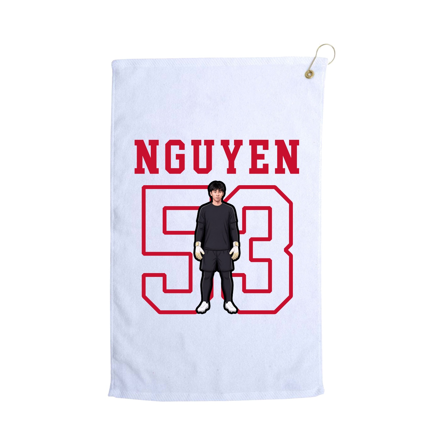 Golf Towel — Shirsey in White