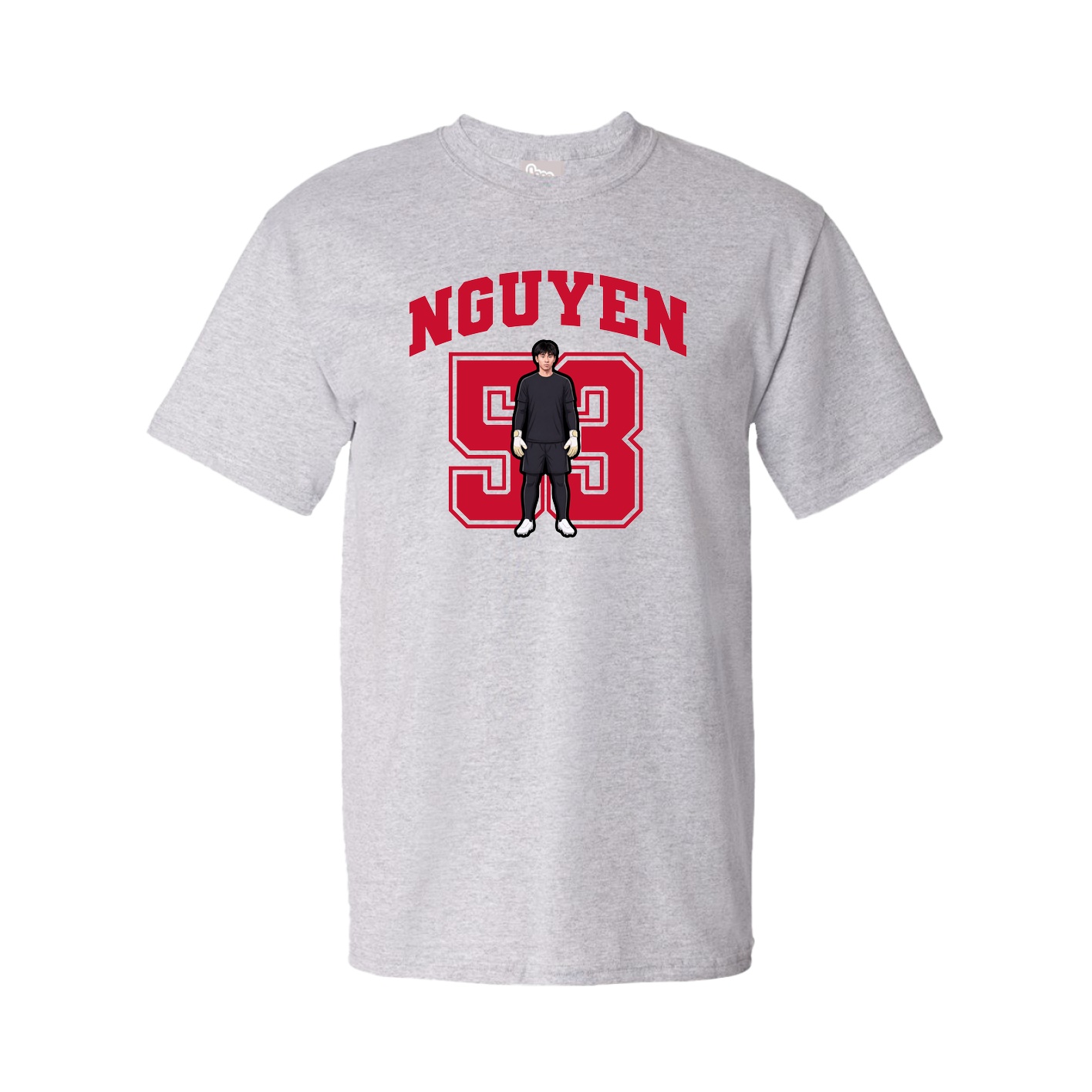 Tee — Number in Grey