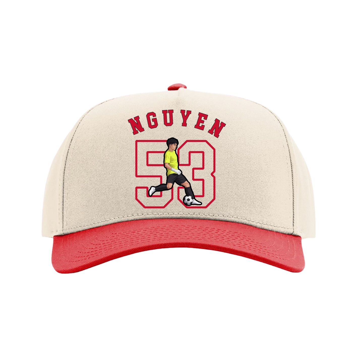 Full Fabric Five-Panel Champ Cap
