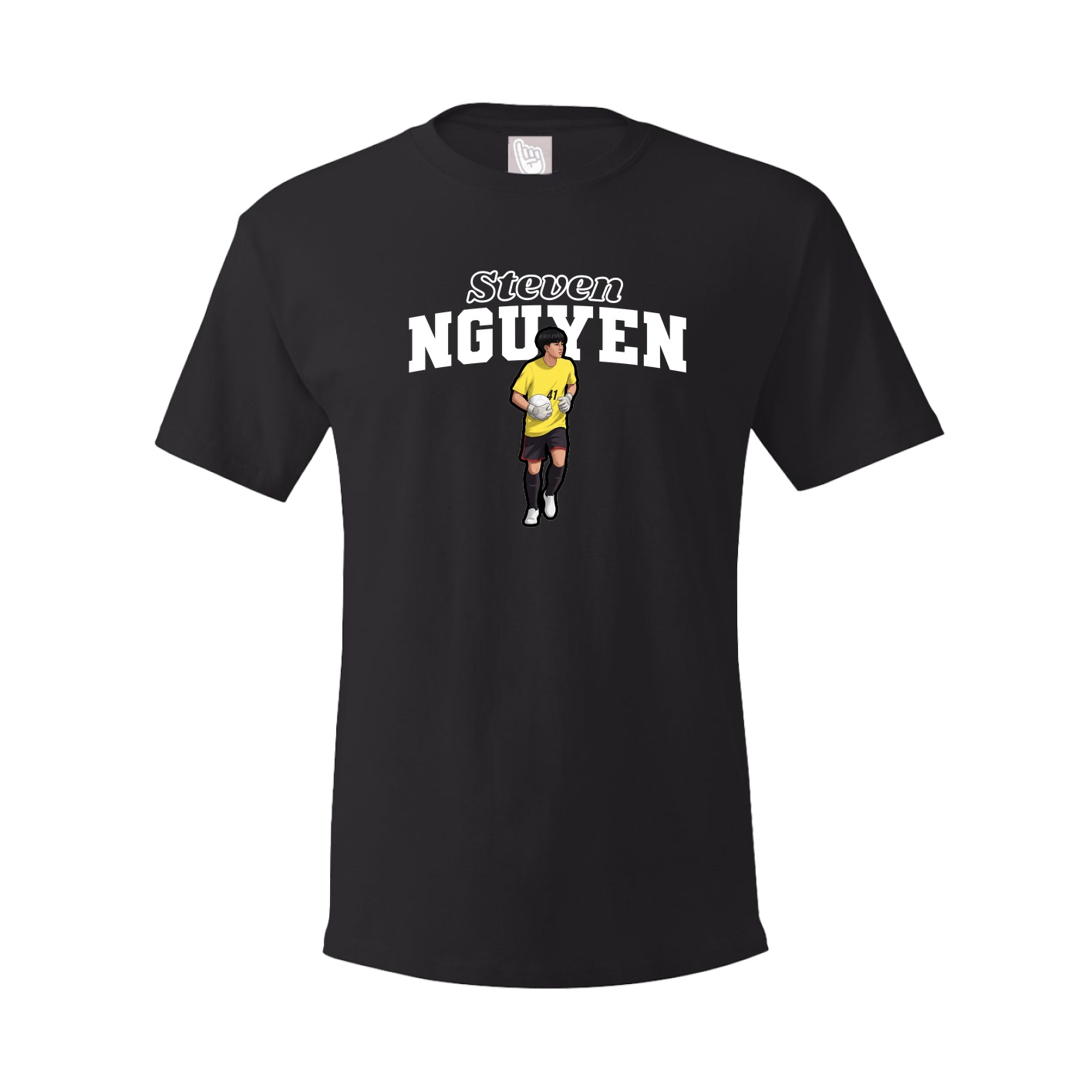 Youth Tee — Name Arch in Black