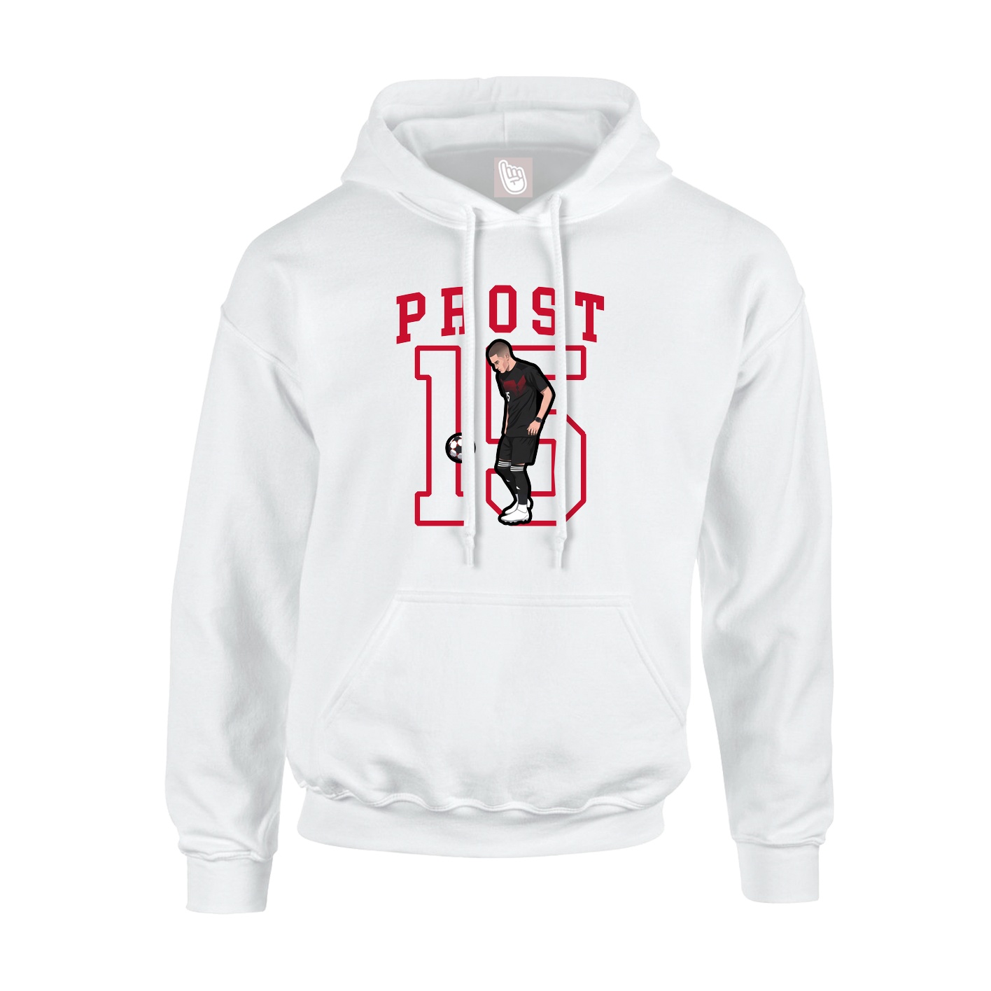 Hoodie — Shirsey in White
