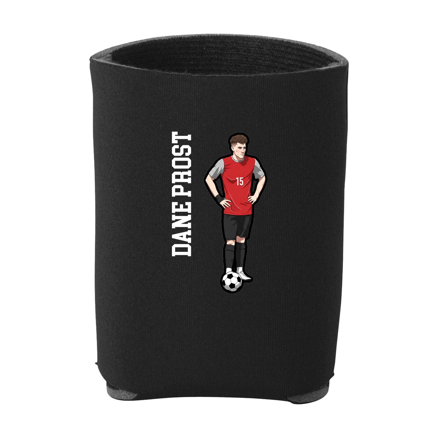 Can Holder — Name Vertical in Black