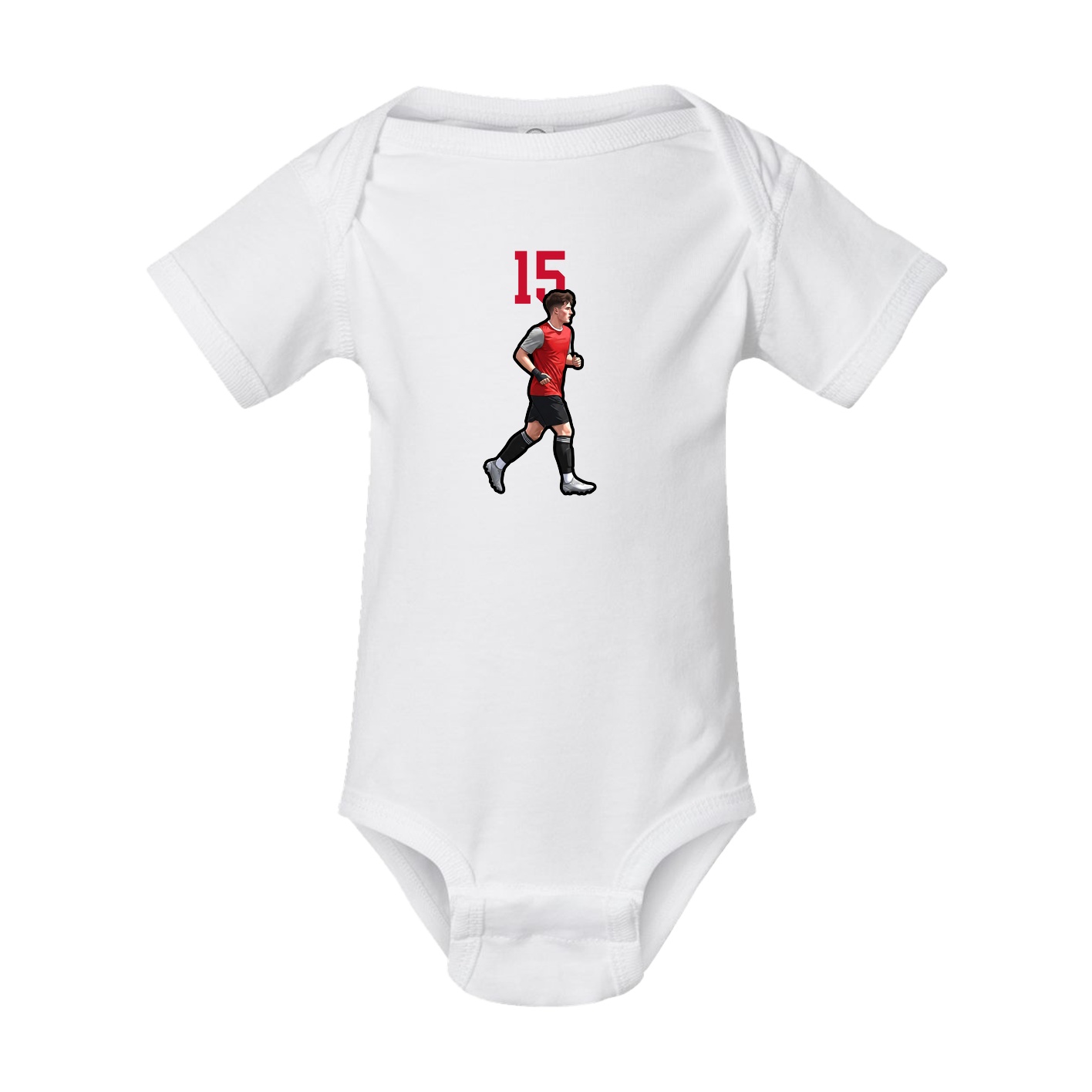 Baby Onesie — Number Top in White