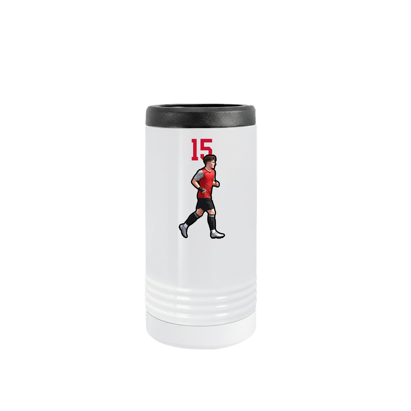 Slim Beverage Holder — Number Top in White