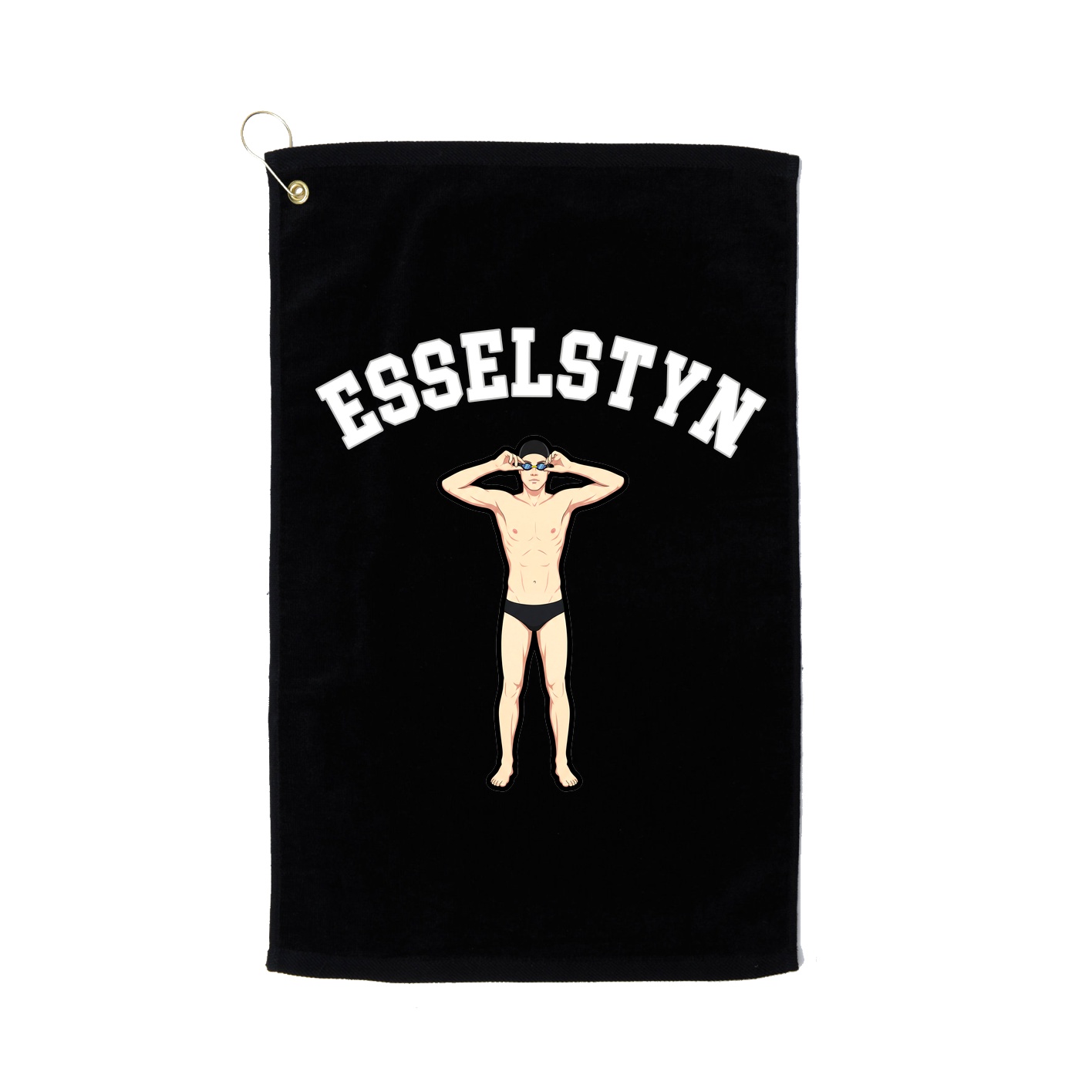 Golf Towel — Shirsey Arch in Black