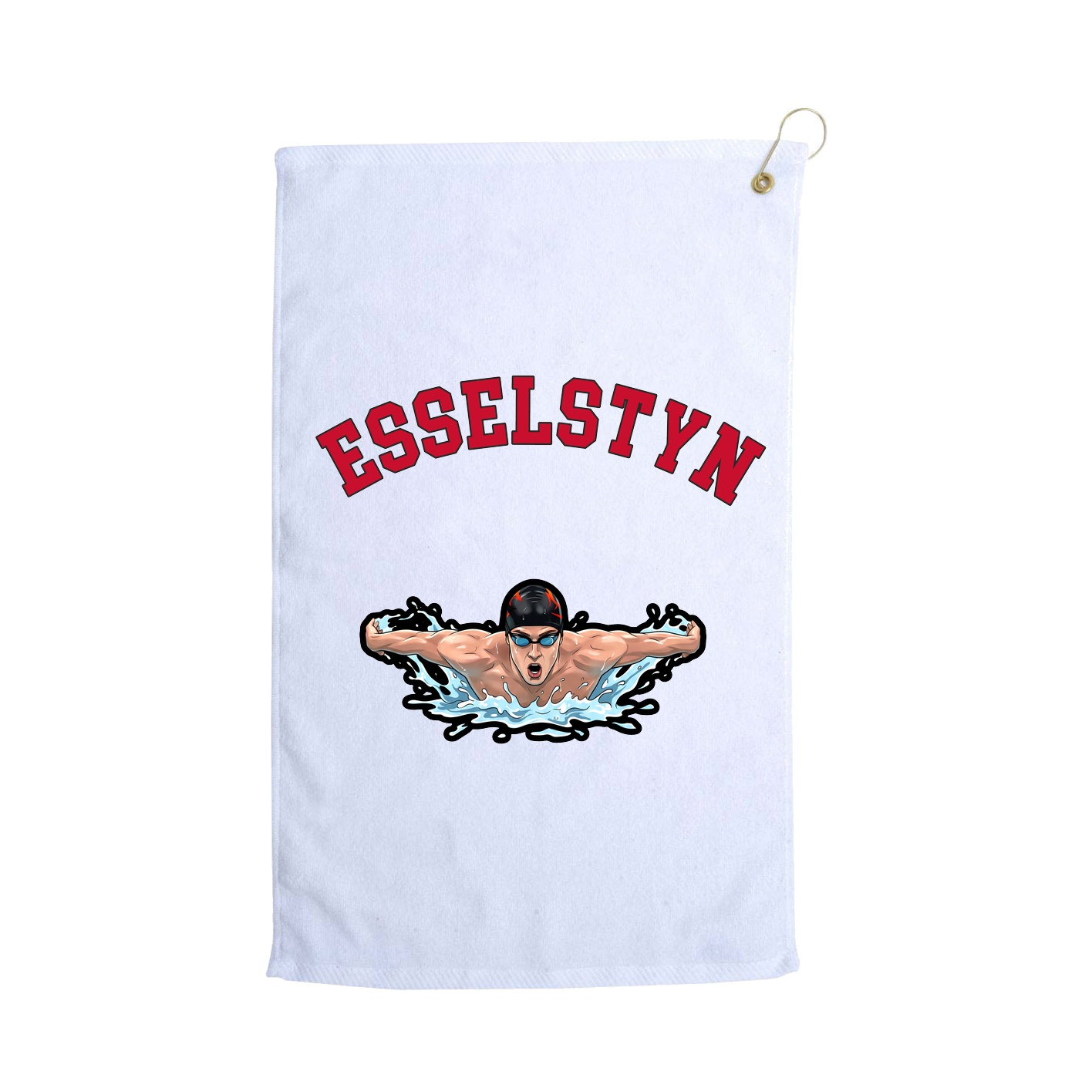 Golf Towel — Shirsey Arch in White