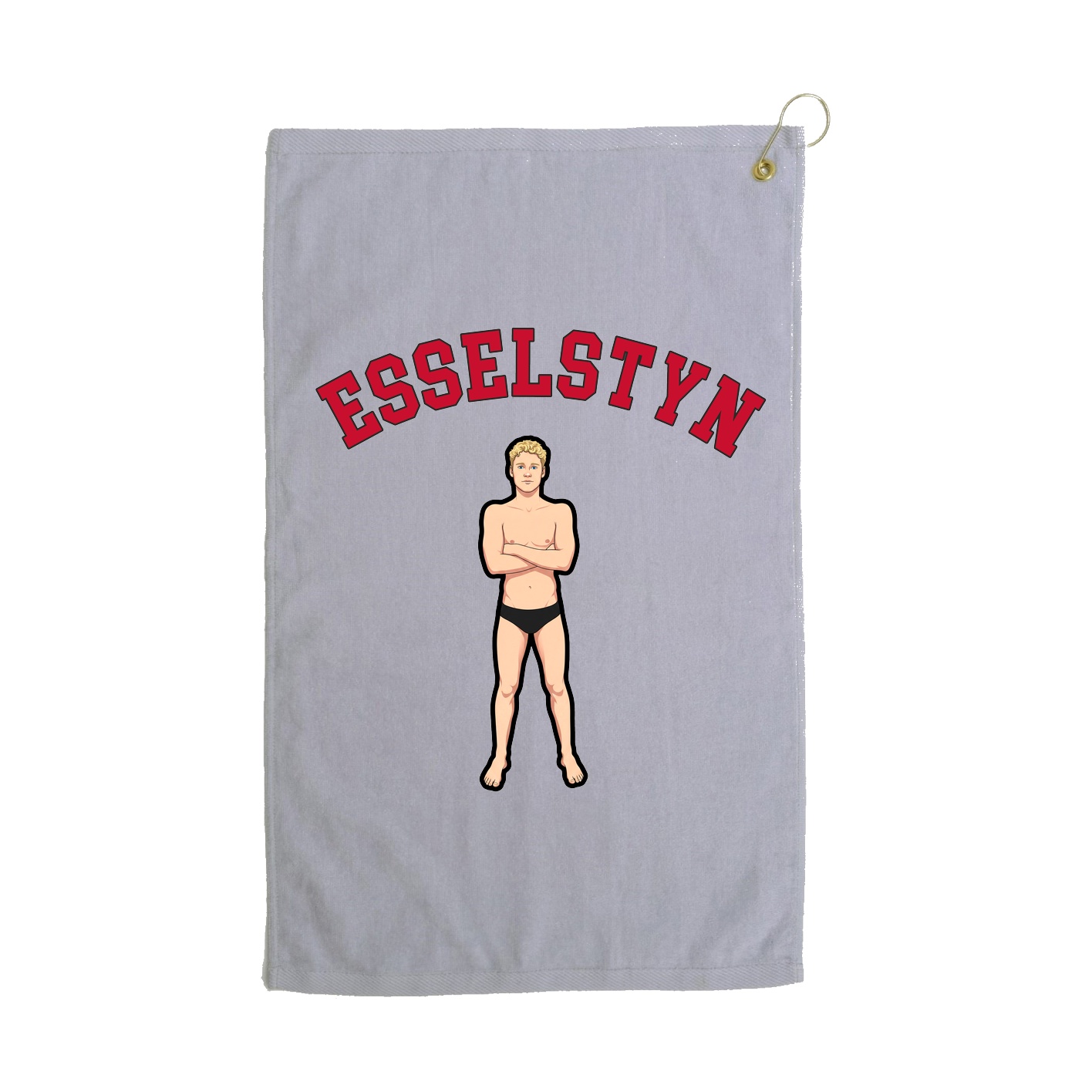 Golf Towel — Shirsey Arch in Grey