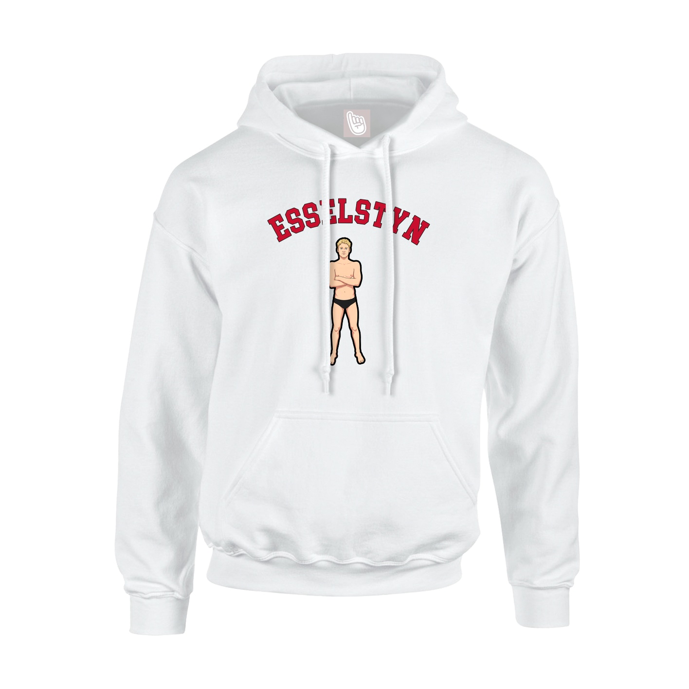 Hoodie — Shirsey Arch in White