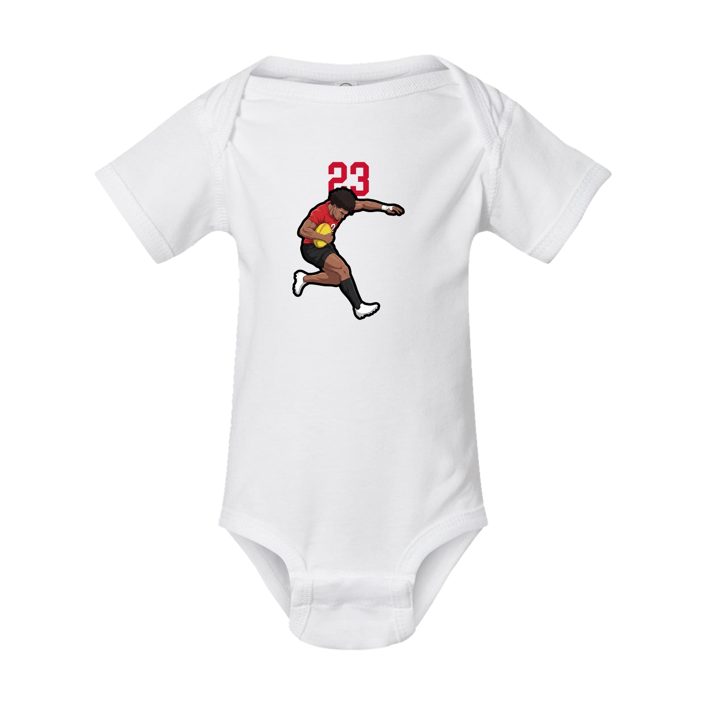 Baby Onesie — Number Top in White