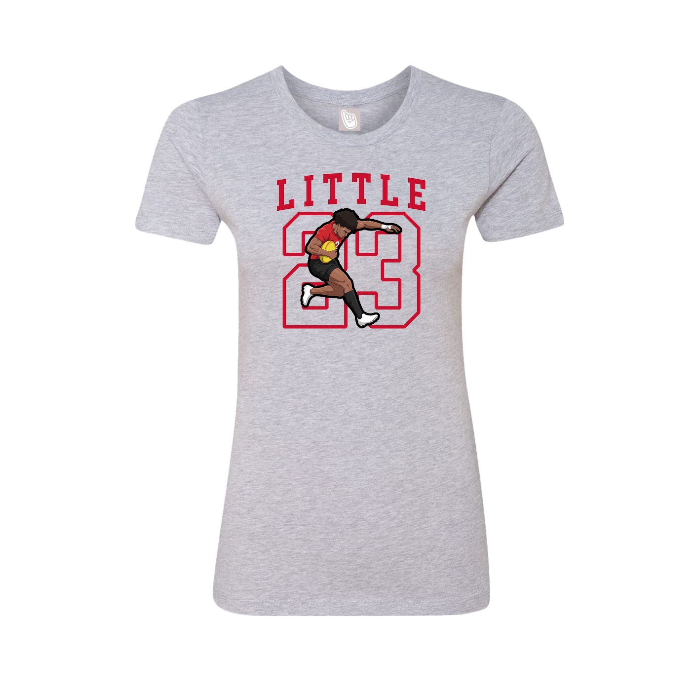 Fitted Women's Tee — Shirsey in Grey
