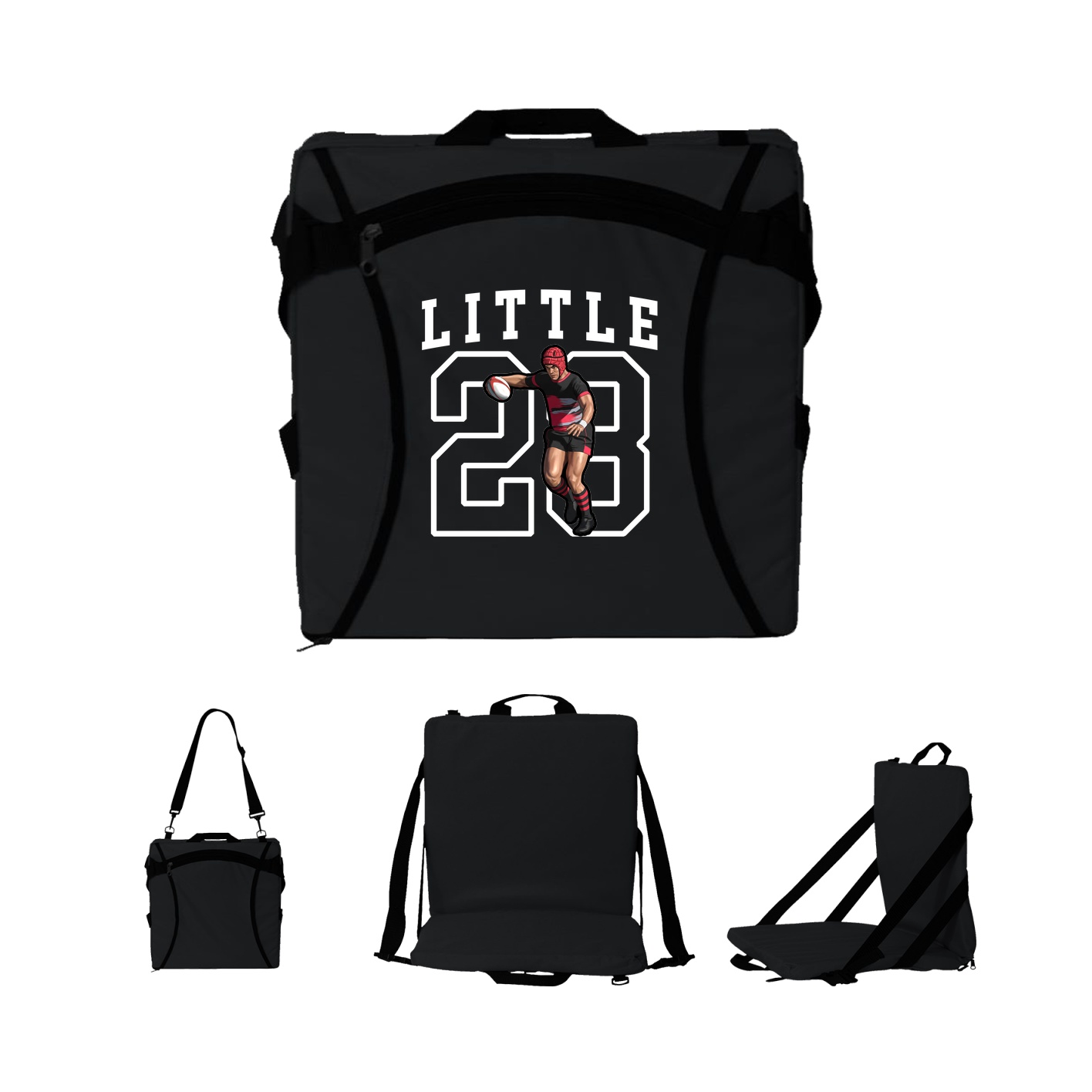 Folding Stadium Seat — Shirsey in Black