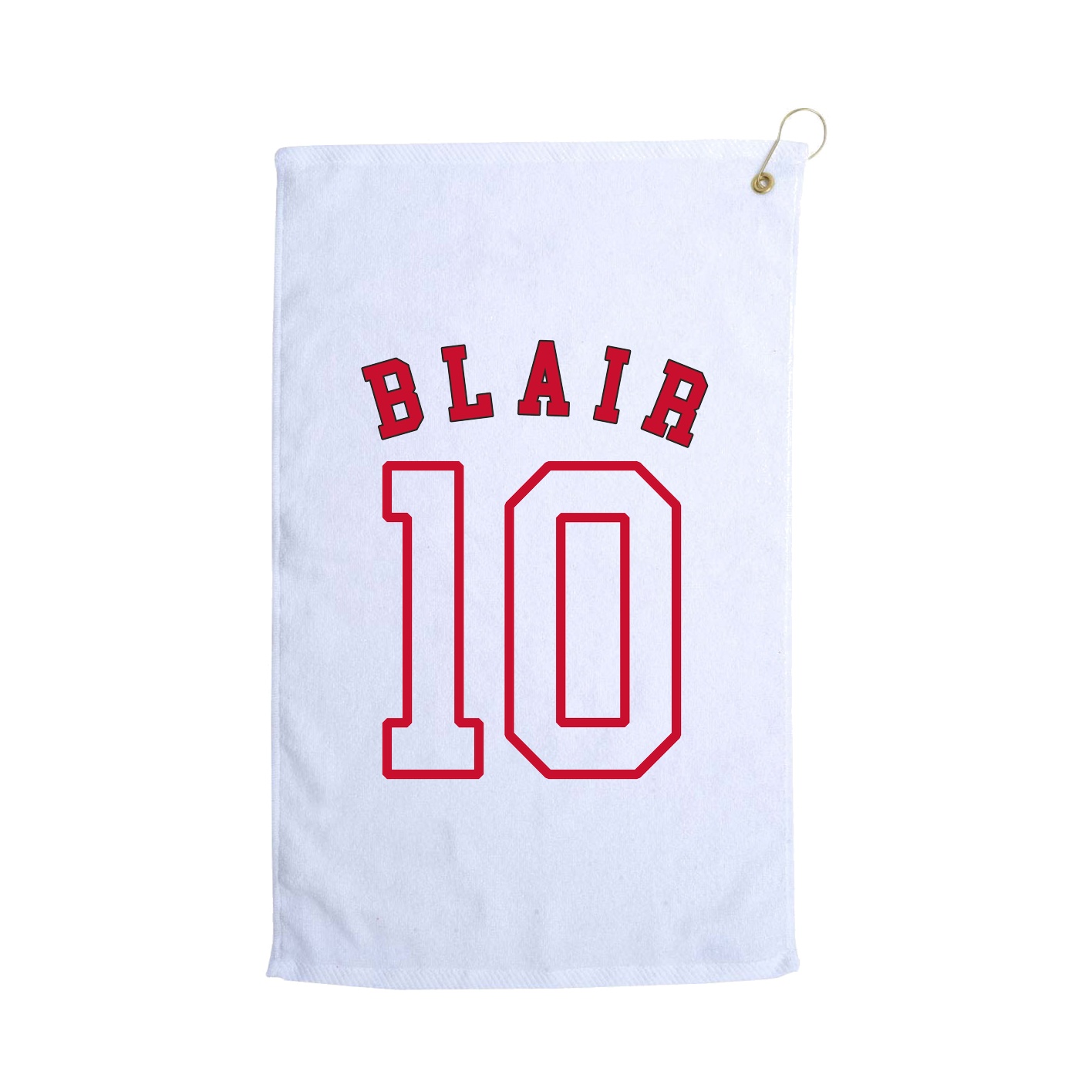 Golf Towel — Shirsey Arch in White