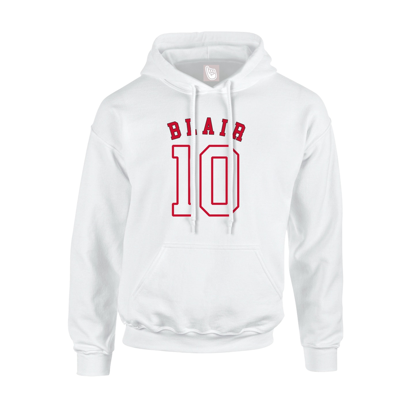 Hoodie — Shirsey Arch in White